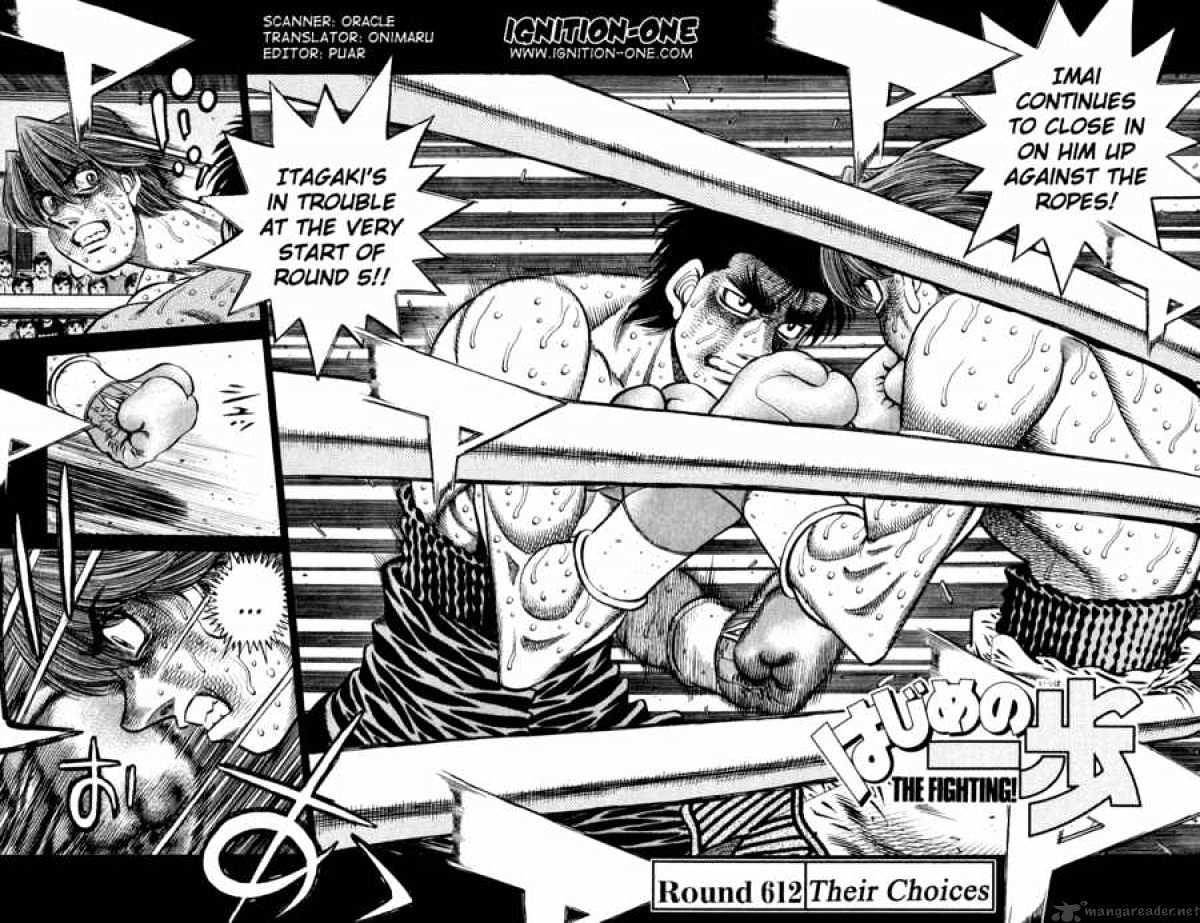 Hajime no Ippo: Fighting Spirit, Chapter 612 image 02